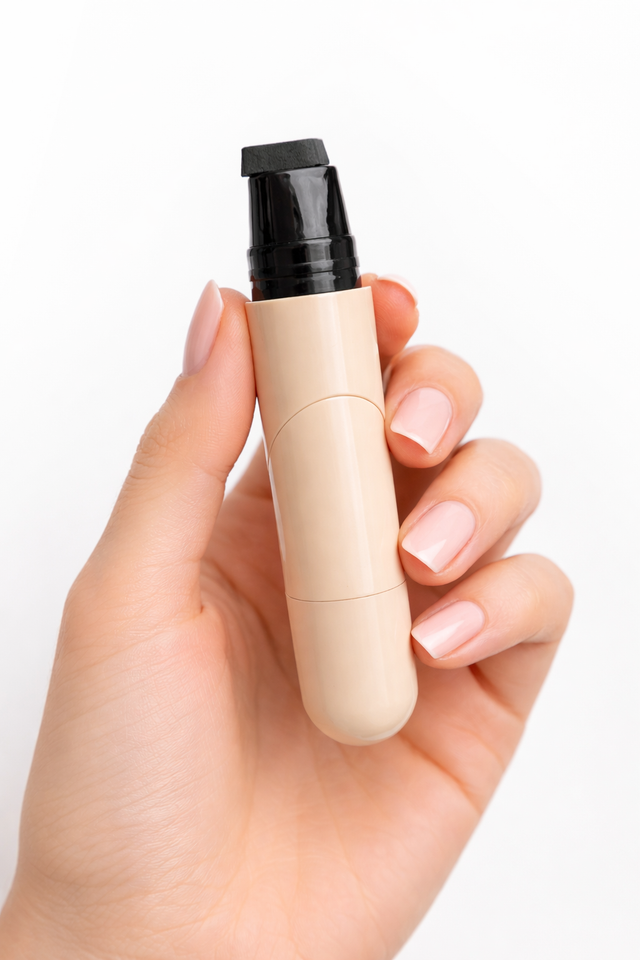 Stylo eyeliner tampon waterproof noir - trait parfait en 1 seconde 