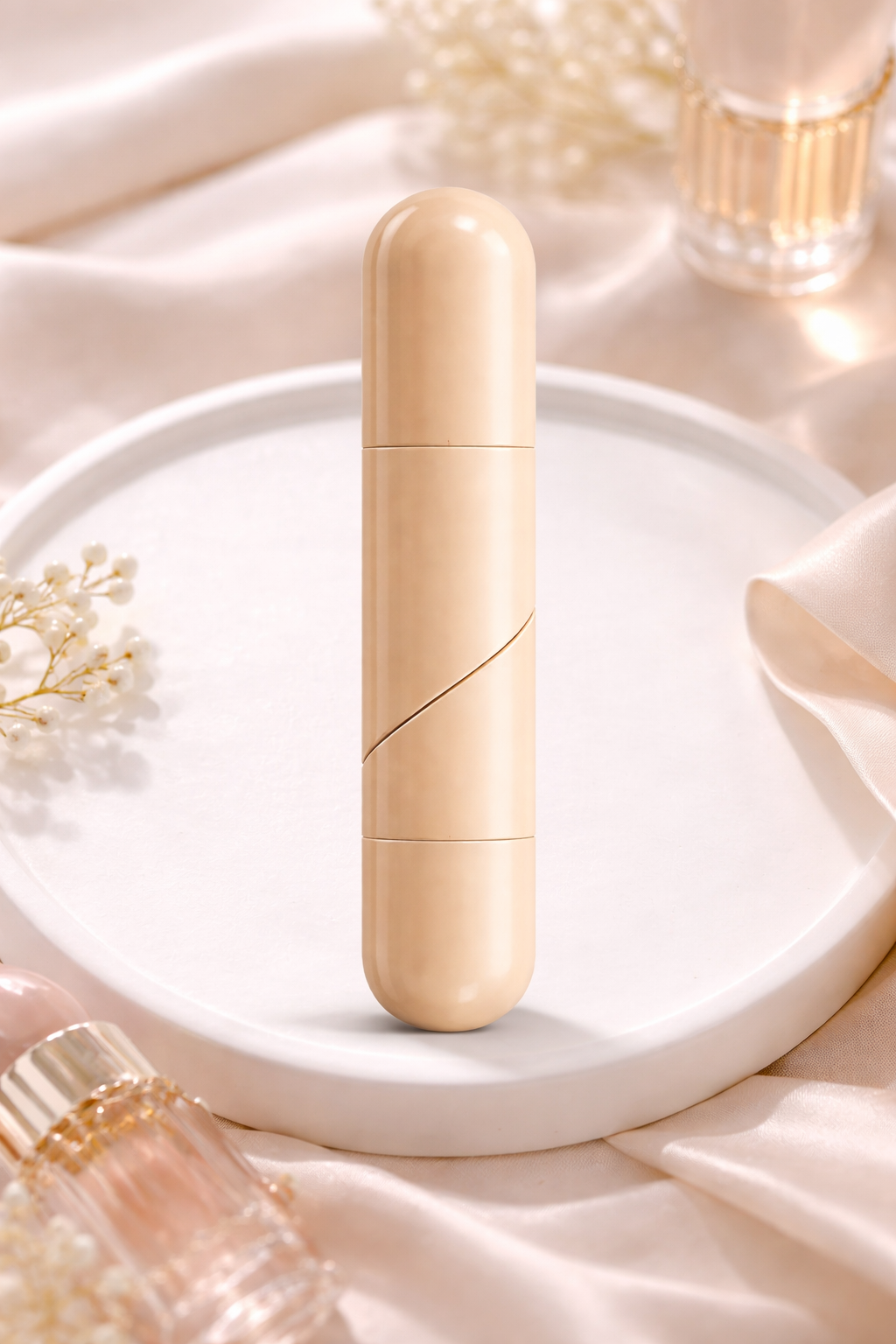 Application du tampon eyeliner sur paupière - résultat symétrique garanti